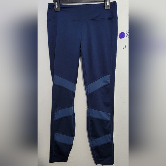 Velvet Rose Leggings Mesh Cut Out Size Large - Picture 1 of 5